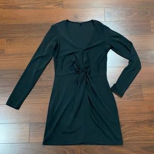 Bobi Black black long sleeve dress